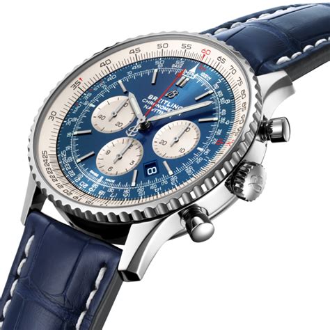 breitling navitimer 01 43mm blue|breitling navitimer chronograph 46.